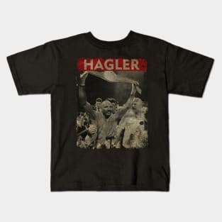 TEXTURE ART- Marvin Hagler - RETRO STYLE 2 Kids T-Shirt